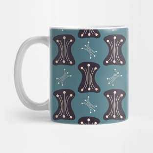 Doodle abstract shape pattern Mug